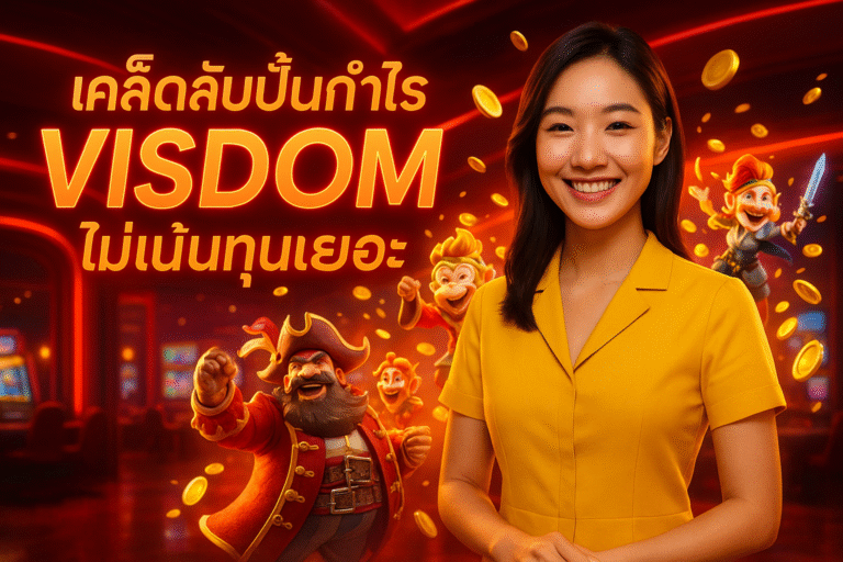 เคล็ดลับปั้นกำไร VISDOM ไม่เน้นทุนเยอะ