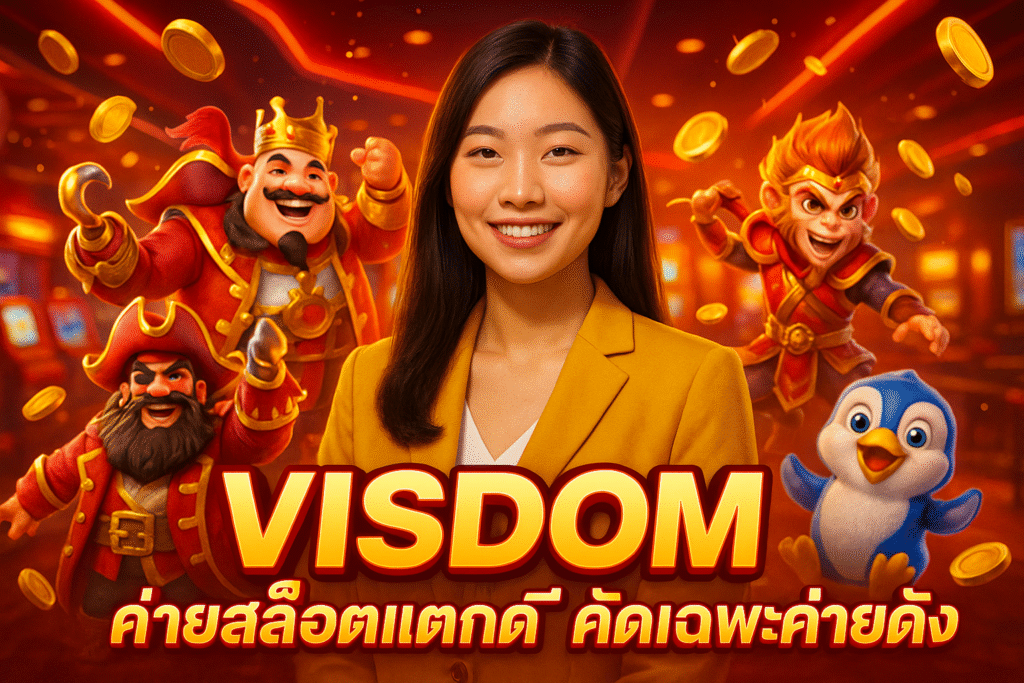 VISDOM ค่ายสล็อตแตกดี คัดเฉพาะค่ายดัง