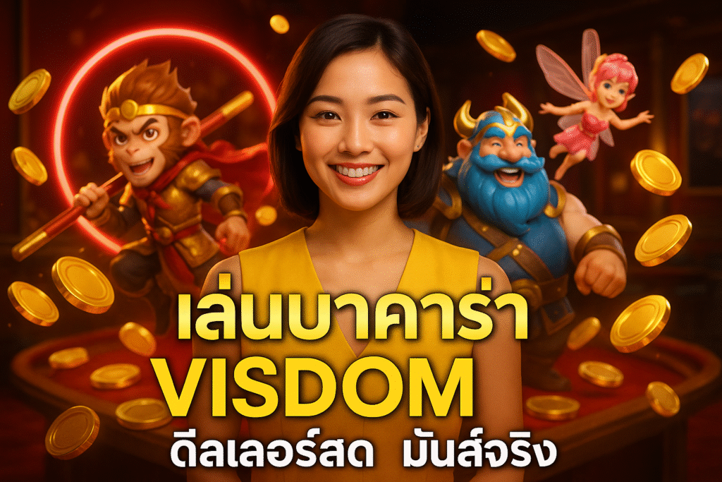 เล่นบาคาร่า VISDOM ดีลเลอร์สด มันส์จริง