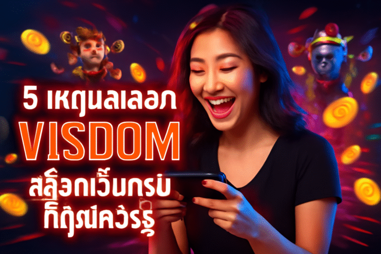5 เหตุผลเลือก VISDOM สล็อตเว็บตรง ที่คุณควรรู้